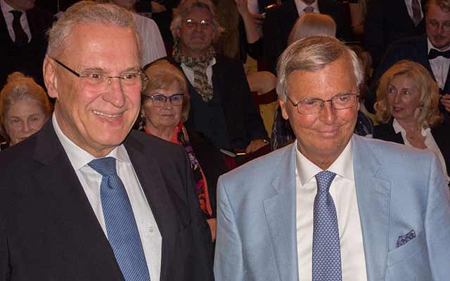 Stars im Prinze 2022 Minister Herrmann und W. Bosbach